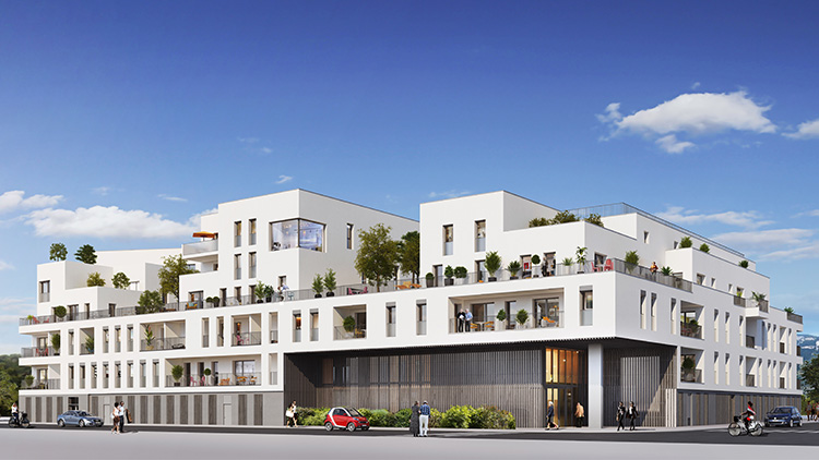 Construction d’une résidence pour seniors de 110 logements environ avec services et parking Vetrotex lot A – Chambéry (73)
