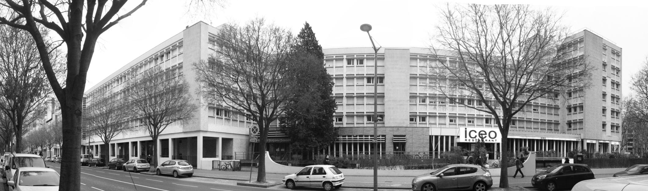 Création de logements étudiants et de locaux techniques pour le Crous au RdC de la résidence Delessert – Lyon 7 (69)